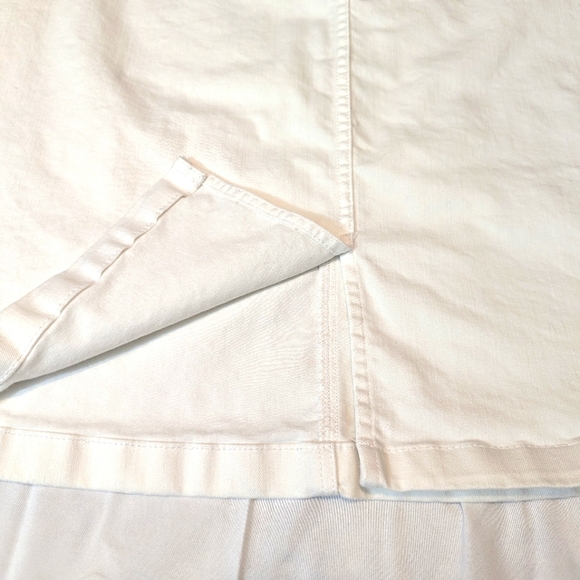 Size 14 St John's Bay White mid-length Skirt - Picture 4 of 4